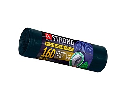 Мешки для мусора 160 л, двухслойные, синие, в рулоне 10 шт., ПВД, 30 мкм, 1100х800 мм, GRIFON SUPER POWER , 101-092 в Элисте