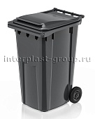 Контейнер для мусора 240 л серый облегченный