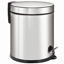 Ведро-контейнер для мусора урна с педалью LAIMA Classic Plus, 5 л, зеркальное в Элисте