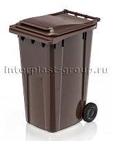 Контейнер для мусора 240 л коричневый облегченный 240 зеленый в Элисте Контейнер для мусора 240 л коричневый облегченный 240 зеленый в Элисте