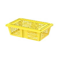 Ящик продуктовый универсальный желтый в Элисте