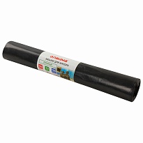 Мешки для мусора 240 л, черные, в рулоне 10 шт., ПВД 50 мкм, 1400х900 мм, LAIMA, 605337 в Элисте