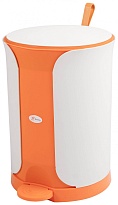 Контейнер для мусора Sтилъ с педалью 7 л оранжевый 7 оранжевый в Элисте