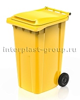 Контейнер для мусора 240 л желтый облегченный 240 желтый в Элисте