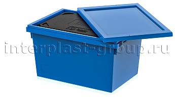 Изотермический контейнер KV 6432 в сборе с крышкой голубой в Элисте Изотермический контейнер KV 6432 в сборе с крышкой голубой в Элисте