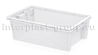 Ящик универсальный для овощей, фруктов и хлеба сплошной белый в Элисте