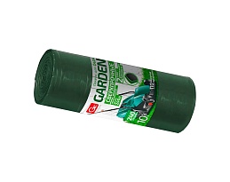 Мешки для мусора 240 л, двухслойные, зеленый, в рулоне 10 шт., ПВД 35 мкм, 1400х1100 мм, GRIFON PROFF GARDEN, 101-520 в Элисте