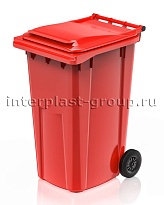 Контейнер для мусора 240 л красный облегченный 240 красный в Элисте