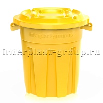 Мусорный бак универсальный 60 л желтый 60 желтый в Элисте
