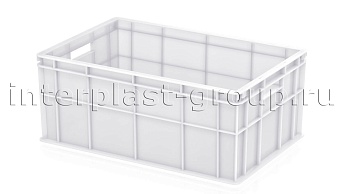 Ящик для молока, мяса, овощей и фруктов сплошной белый в Элисте