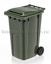 Контейнер для мусора 240 л зеленый облегченный 240 зеленый в Элисте